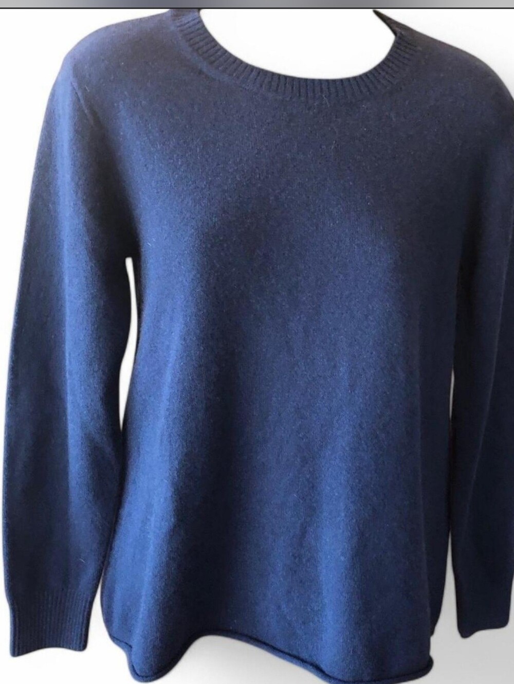 J.Crew Navy Blue 100% Cashmere Sweater - NWT Size Girls Youth 16